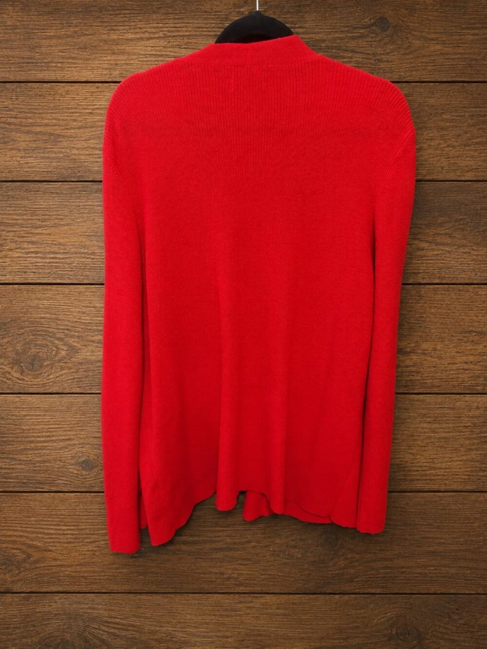 Croft & Barrow Red Open Front Knit Cardigan Sweater XXL - Picture 3 of 3